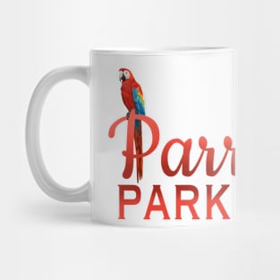 Parrot Parking - Scarlet Macaw Mug